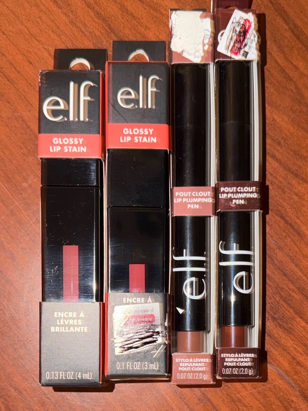 e.l.f. Glossy Lip Stain & Pout Clout Lip Plumping Pen